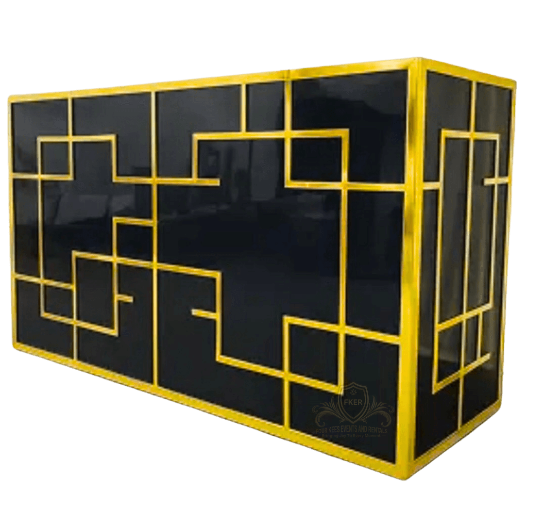 Bar Black from Four Kees Events and Rentals inventory