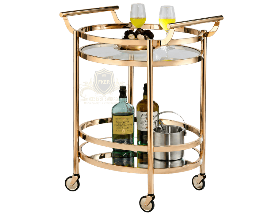 Bar Cart from Four Kees Events and Rentals inventory