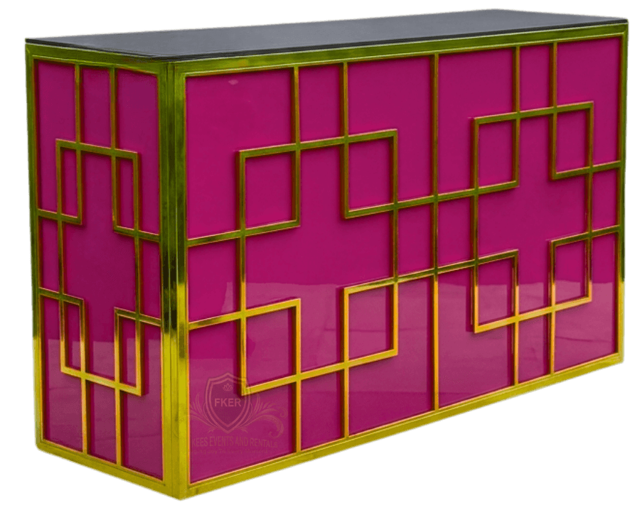 Bar Pink from Four Kees Events and Rentals inventory