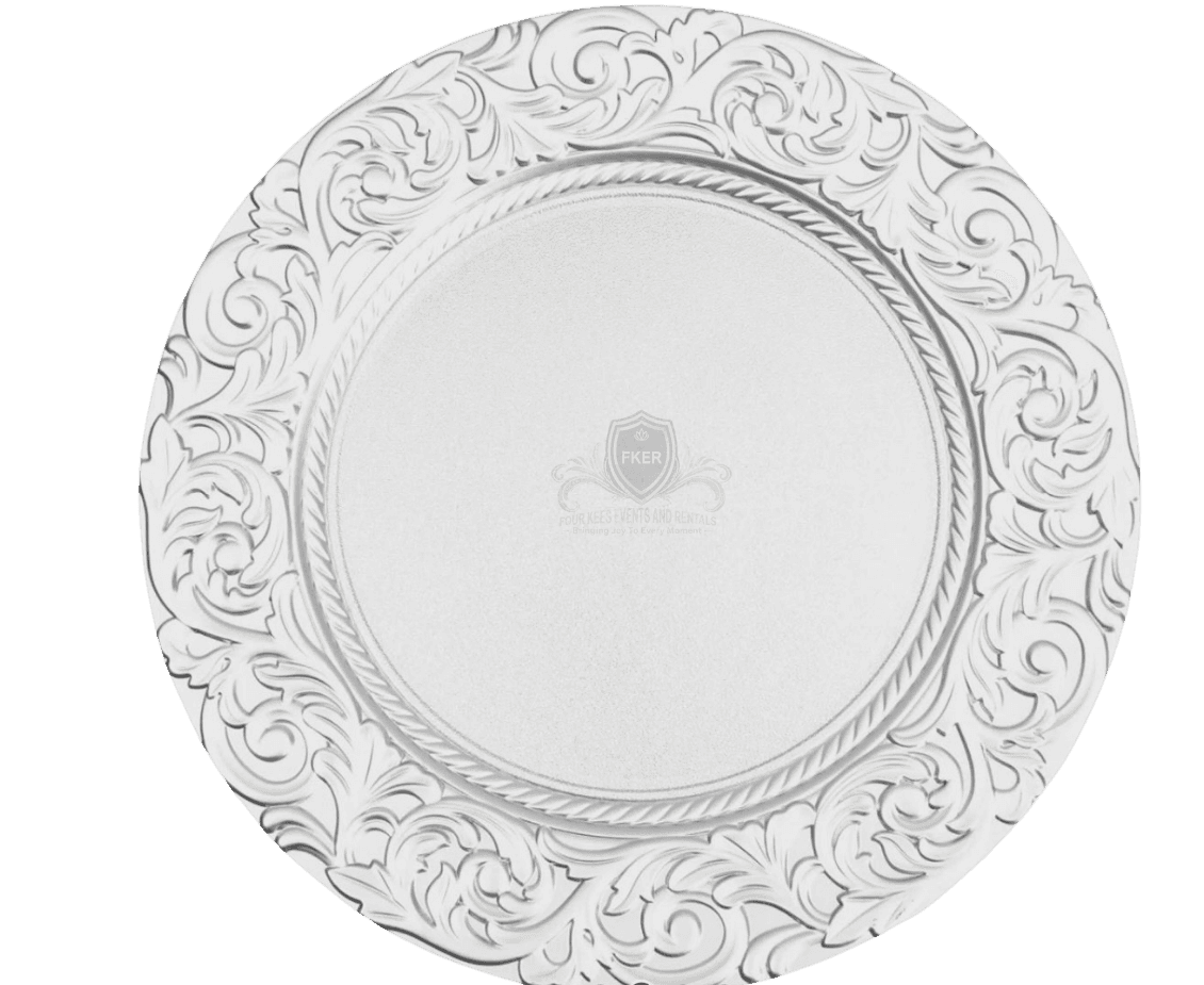 Charger Plate from Four Kees Events and Rentals inventory