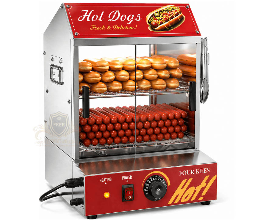 Commercial 2 Tier Hot Dog Steamer Bun Warmer from Four Kees Events and Rentals inventory