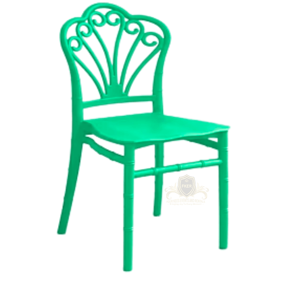 Kids Party Chair Green from Four Kees Events and Rentals inventory