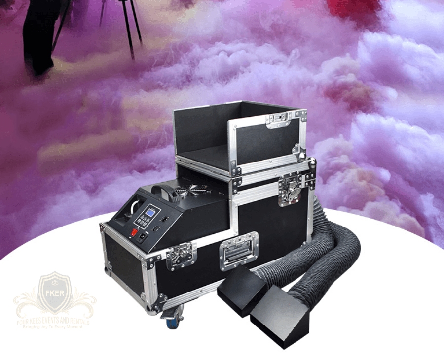 Water Mist Fog Machine from Four Kees Events and Rentals inventory