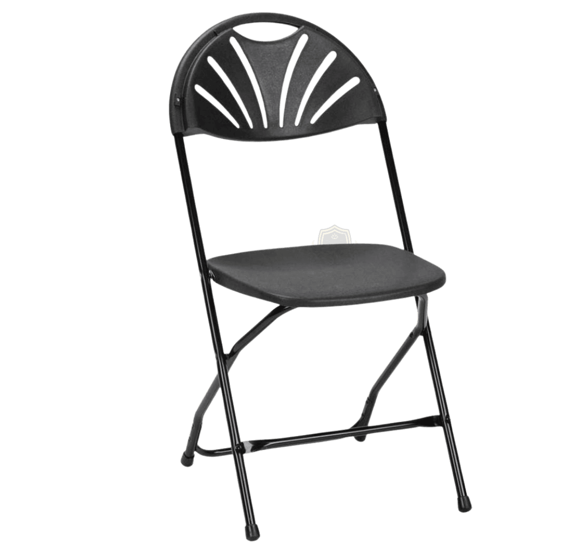 Black Fan Back Chair from Four Kees Events and Rentals inventory