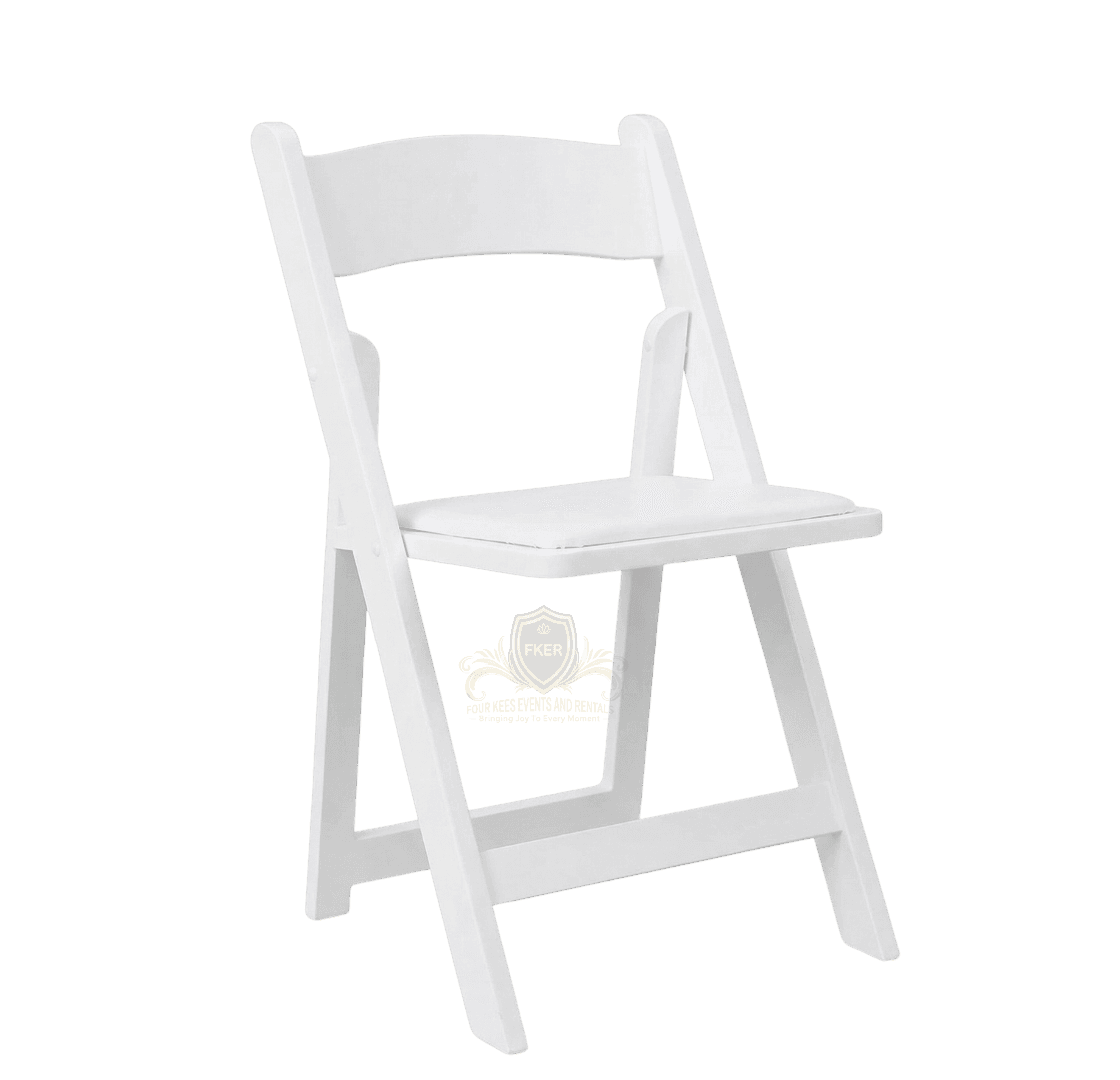 White Garden Chair from Four Kees Events and Rentals inventory