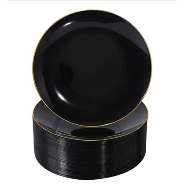 Black Ceramic plates