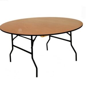 Round Wooden Table