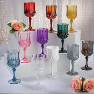Crystal Cut Wine Glasses