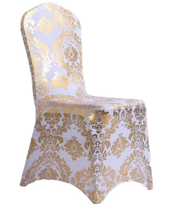 Gold & White Metallic Cover