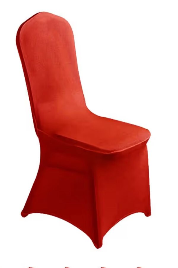 Red  Spandex Chair Cover