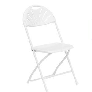 White FanBack Chair
