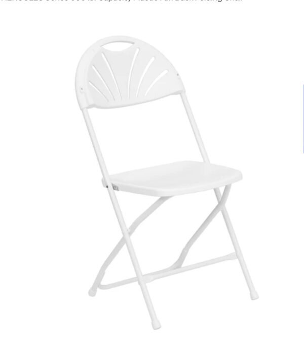 White FanBack Chair