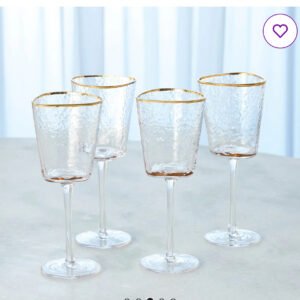 Hammered Wine Glasses (each)