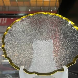 Acryllic & Gold Charger Plate