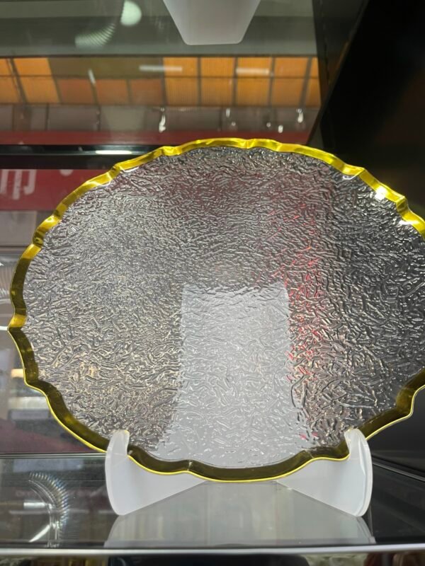 Acryllic & Gold Charger Plate
