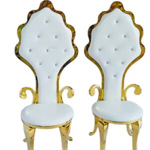 Luxury High Back Bridal Chairs