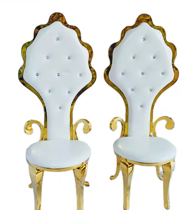 Luxury High Back Bridal Chairs