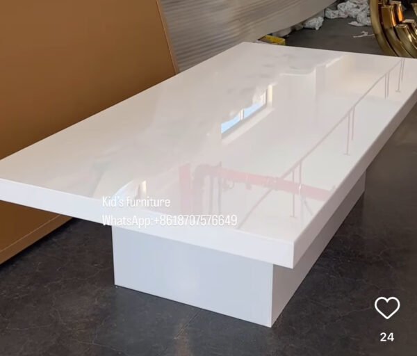 Kids Rectangular White Table
