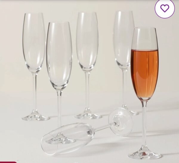 Clear Champagne Glasses