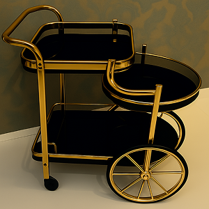 Serving Trolley Cart