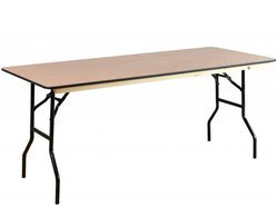 8 Ft Wooden Rectangular Table