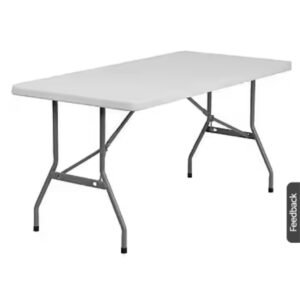 White Rectangle Table (6ft)