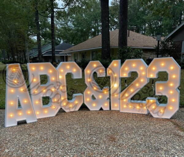 ABC/123 Marquees