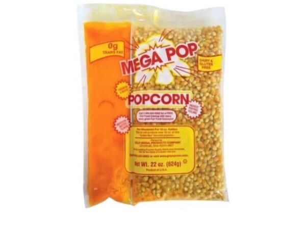 Popcorn Supplies X25 (It Include Serving For 25 and 25 Popcorn Bags)